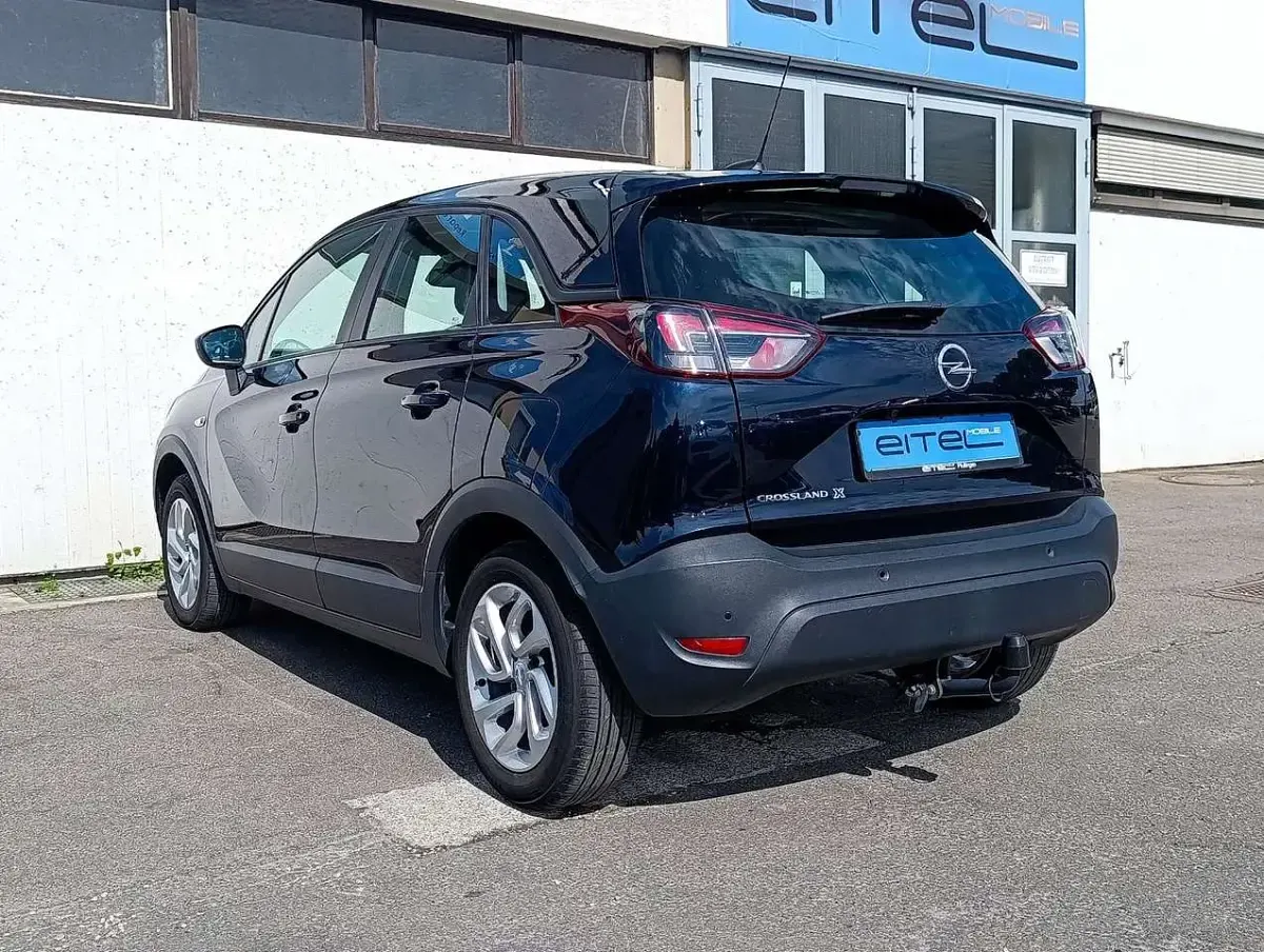 Gebraucht Opel Crossland X Edition 110 PS (80 kW) 2019 Tiefseeblau/darkmoon blue SUV