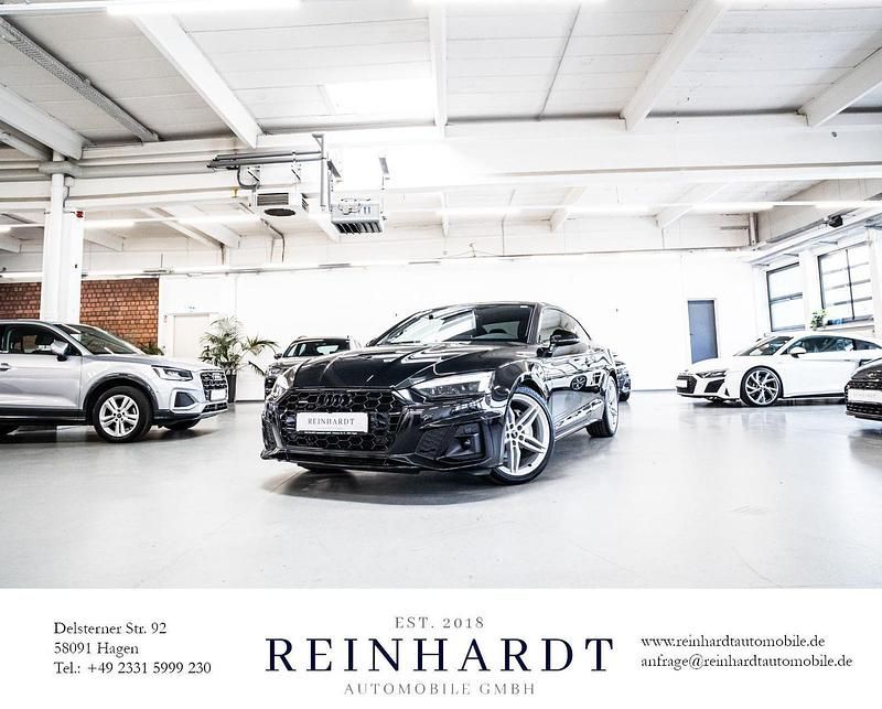 Mythosschwarz metallic Gebraucht 2022 Audi A5 S-Line Coupé | 37.335 € (Guter Preis) - Bild 1/3