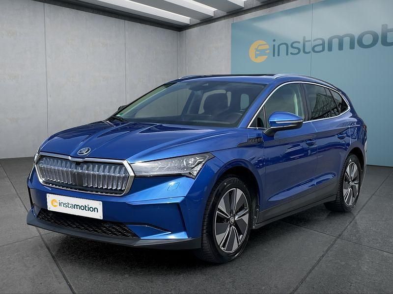 Blau Gebraucht 2022 Skoda Enyaq iV Loft SUV | 32.749 € (Fairer Preis) - Bild 1/4
