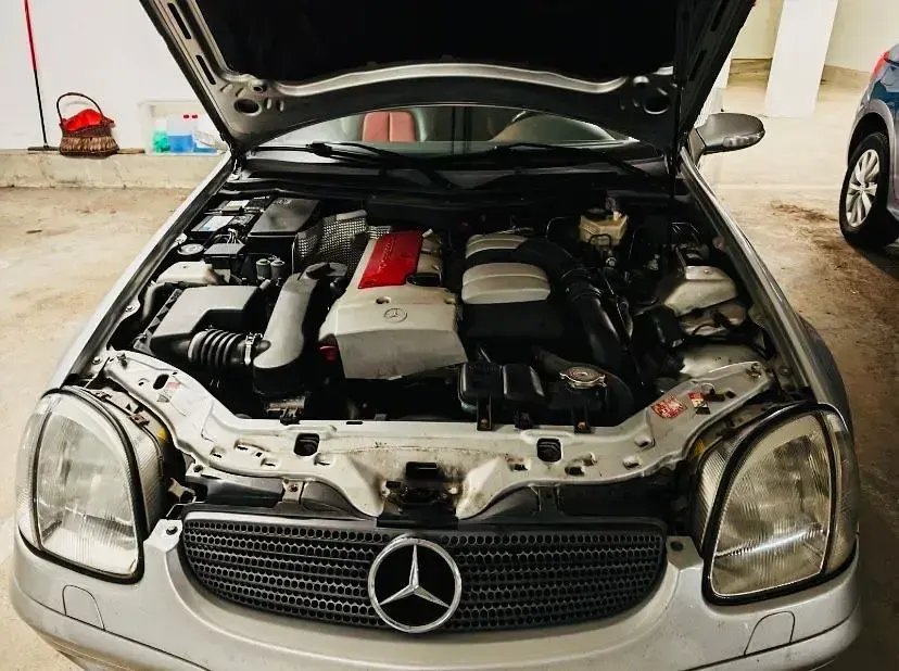 Gebraucht Mercedes SLK200 163 PS (119 kW) 2000 Silber Cabrio