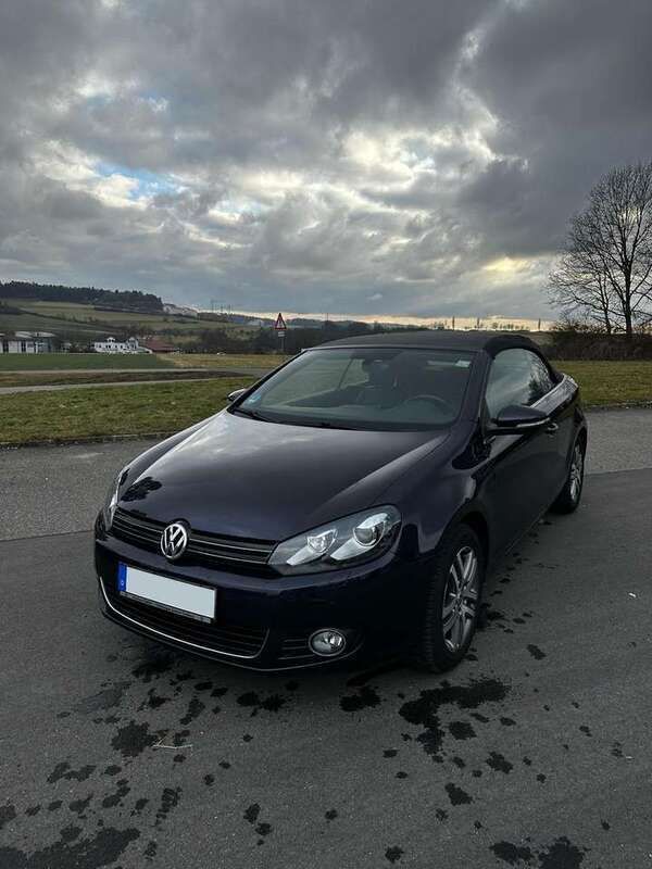 Violett Gebraucht 2015 VW Golf Cabriolet Exclusive Cabrio | 11.999 € (Fairer Preis) - Bild 1/4