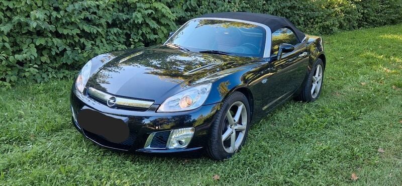 Schwarz Gebraucht 2008 Opel GT Cabrio | 14.590 € (Guter Preis) - Bild 1/4
