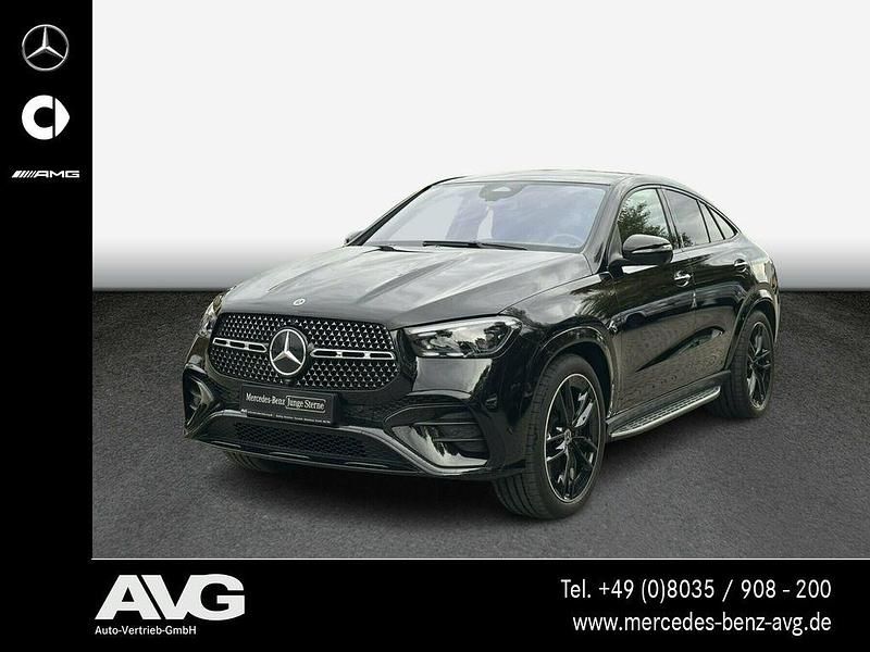 Schwarz Gebraucht 2025 Mercedes GLE450 AMG AMG line Coupé | 119.900 € - Bild 1/4