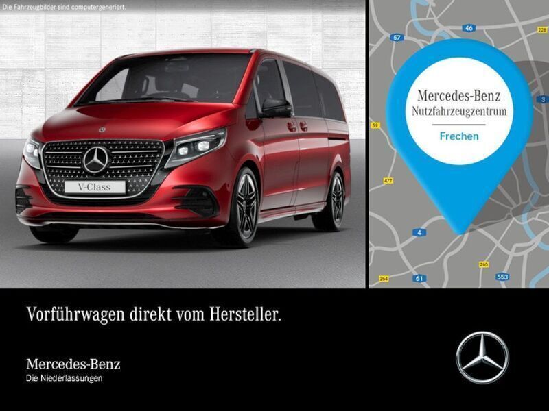 Rot Gebraucht 2025 Mercedes V250 Avantgarde Van / Kleinbus | 85.679 € - Bild 1/3