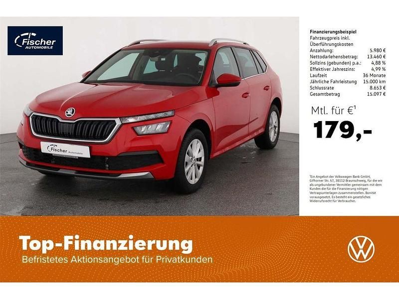 Rot Gebraucht 2023 Skoda Kamiq Ambition SUV | 18.980 € (Guter Preis) - Bild 1/4