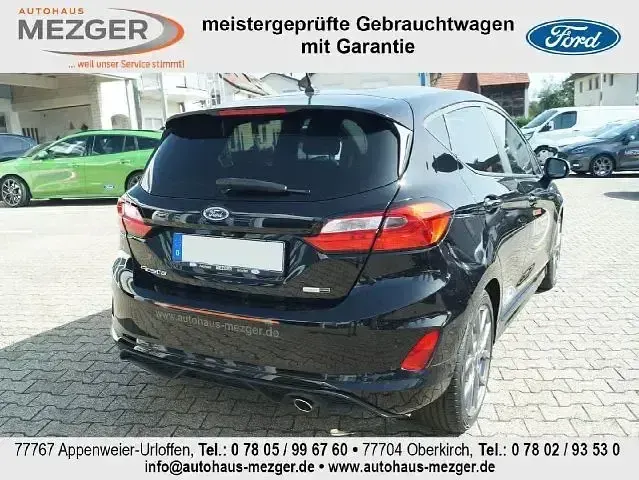 Gebraucht Ford Fiesta ST-Line 125 PS (91 kW) 2023 Obsidianschwarz metallic Kleinwagen