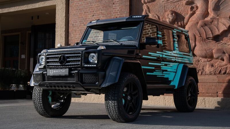 Designo mysticweiss 2 bright Gebraucht 2018 Mercedes G500 4x4² SUV | 195.000 € (Teuer) - Bild 1/4