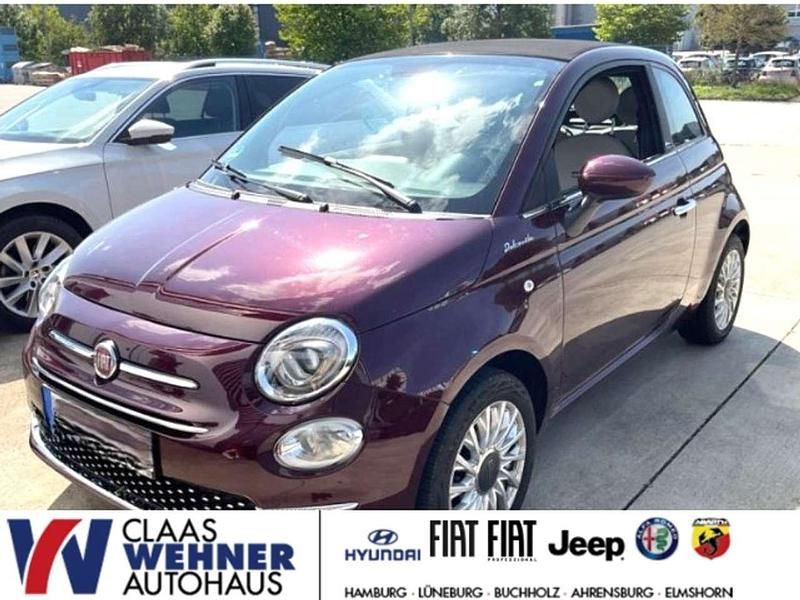 Rot Gebraucht 2021 Fiat 500C Dolcevita Cabrio | 12.490 € (Guter Preis) - Bild 1/4