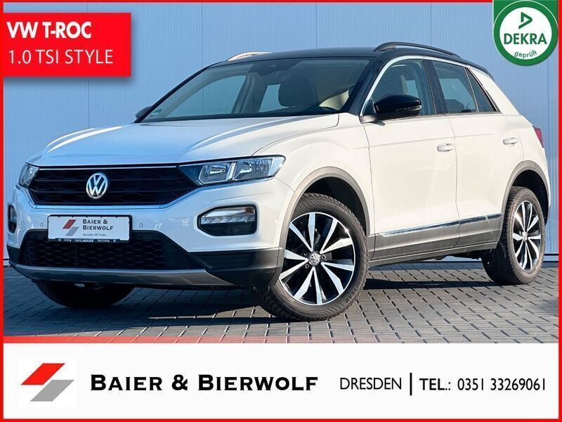 Weiß Gebraucht 2019 VW T-Roc Style SUV | 17.990 € (Fairer Preis) - Bild 1/4