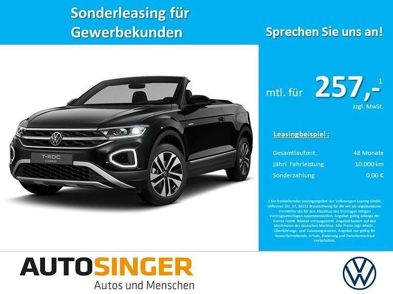 Deep black perleffekt schwarz Neu 2025 VW T-Roc Cabriolet S Cabrio | 35.580 € (Fairer Preis) - Bild 1/4