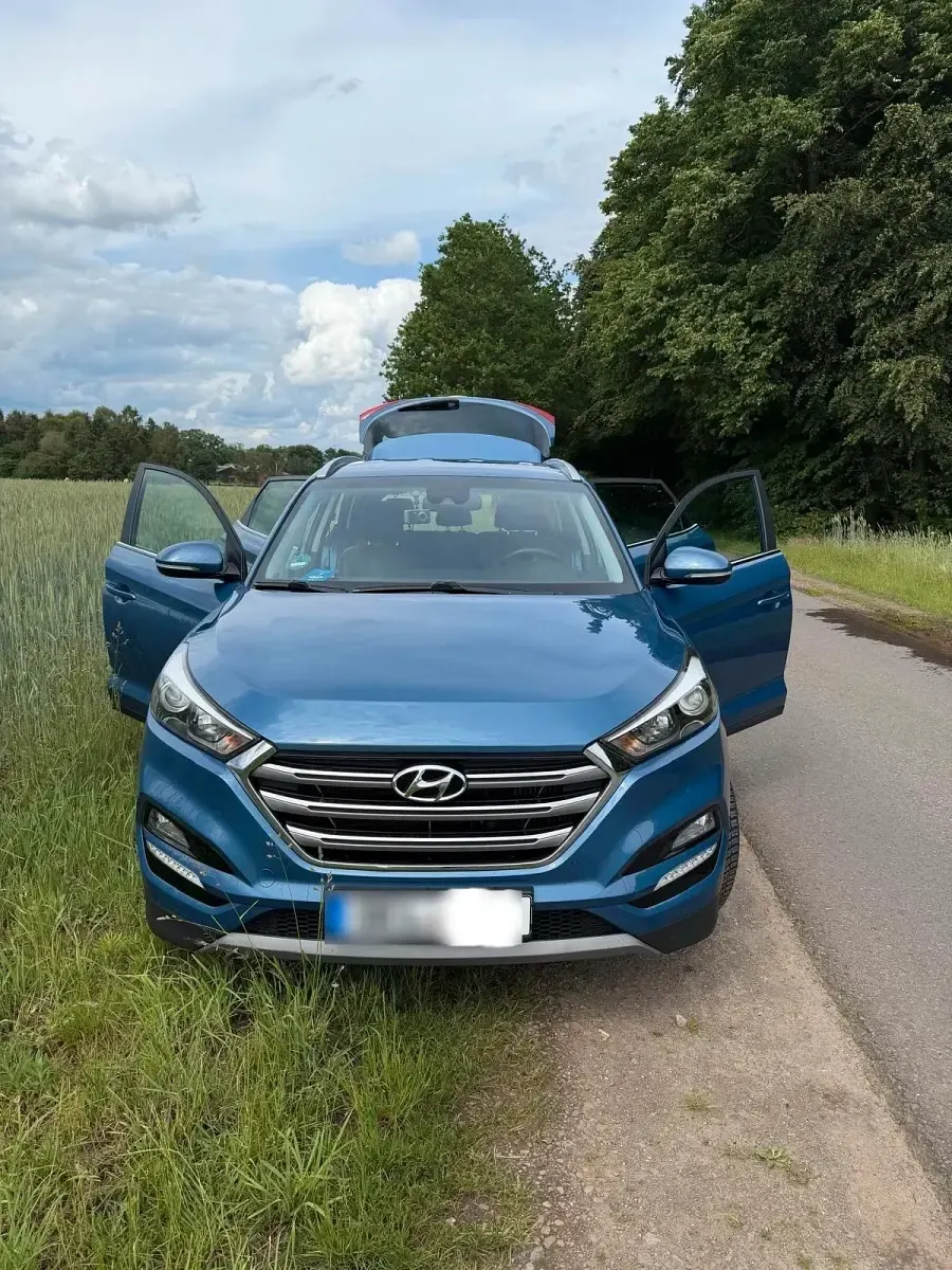 Gebraucht Hyundai Tucson Style 185 PS (136 kW) 2017 Blau SUV
