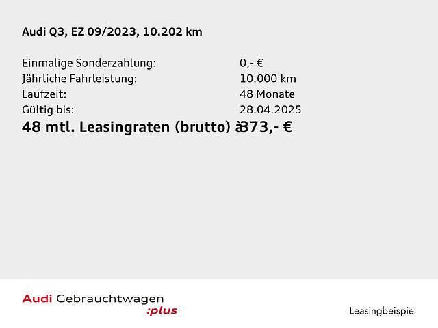 Gebraucht Audi Q3 Advanced 150 PS (110 kW) 2023 Pulsorange SUV