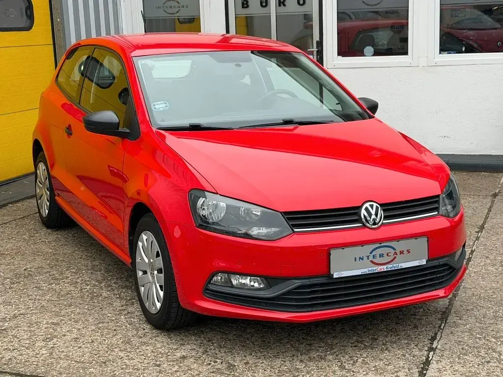 Usata VW Polo Trendline 75 CV (55 kW) 2016 Rosso Utilitaria