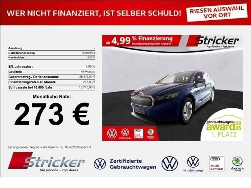 Energyblau Gebraucht 2023 Skoda Enyaq iV SUV | 22.947 € (Guter Preis) - Bild 1/3