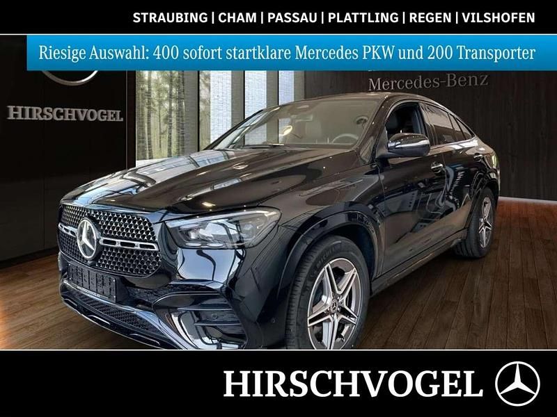 Metalliclack obsidianschwarz Gebraucht 2025 Mercedes GLE350 AMG line Coupé | 91.780 € - Bild 1/4