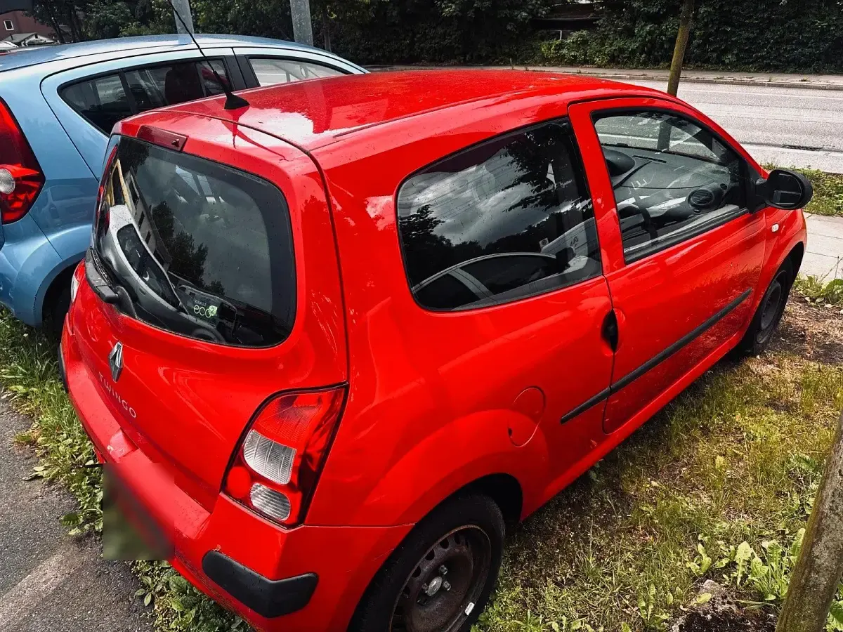 Gebraucht Renault Twingo Authentique 58 PS (42 kW) 2009 Rot Kleinwagen