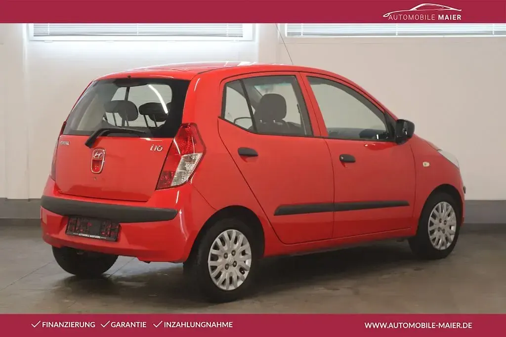 Gebraucht Hyundai i10 Edition+ 67 PS (49 kW) 2009 Electric red Kleinwagen