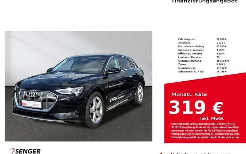 Schwarz Gebraucht 2023 Audi Q8 e-tron Advanced Plus SUV | 32.880 € - Bild 1/4