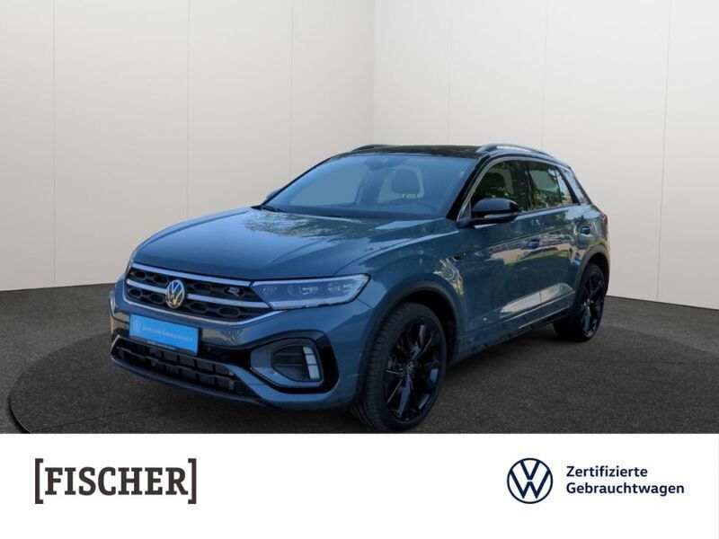 Blau Gebraucht 2024 VW T-Roc R-line SUV | 33.440 € (Etwas zu teuer) - Bild 1/4