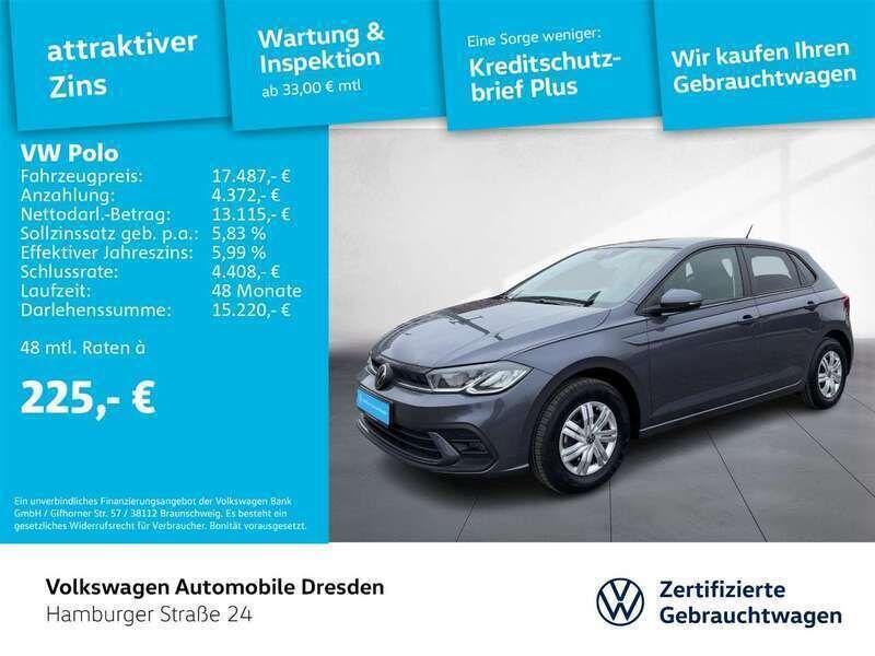 Neu VW Polo 80 PS (58 kW) 2025 Rauchgrau metallic Limousine