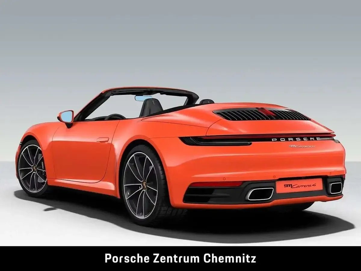 Gebraucht Porsche 911 Carrera 4 Cabriolet 385 PS (283 kW) 2021 Orange Cabrio