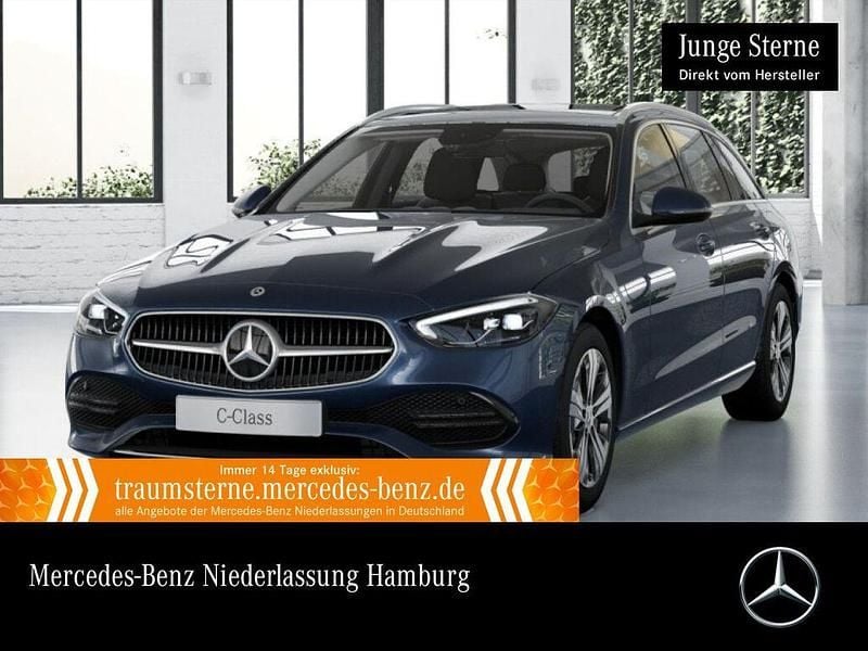 Blau Gebraucht 2024 Mercedes C300e Advanced Plus Limousine | 40.890 € (Superpreis) - Bild 1/3