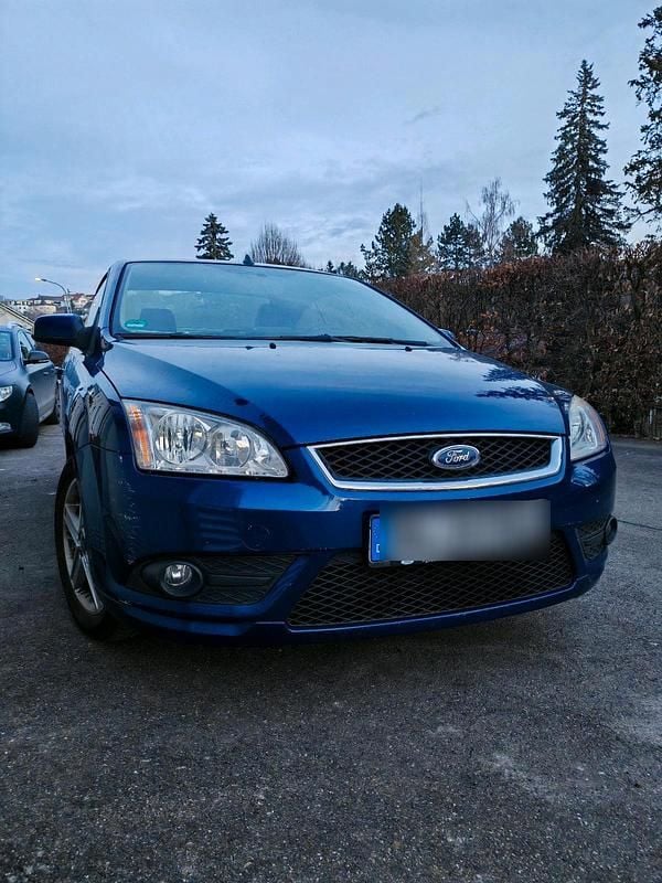 Blau Gebraucht 2008 Ford Focus Cabriolet Cabrio | 1.850 € (Superpreis) - Bild 1/4