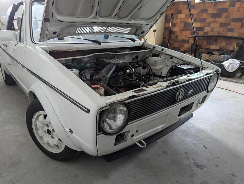 Weiß Gebraucht 1983 VW Golf Cabriolet Cabrio | 3.650 € - Bild 1/4