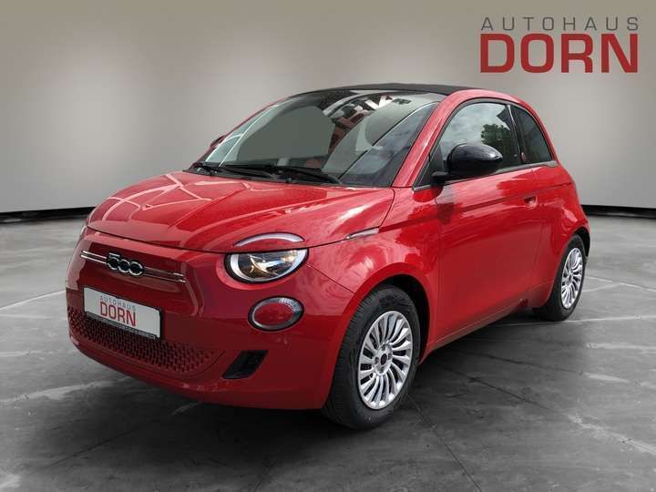 Rot Neu 2025 Fiat 500e Red Cabrio | 33.290 € (Superpreis) - Bild 1/4