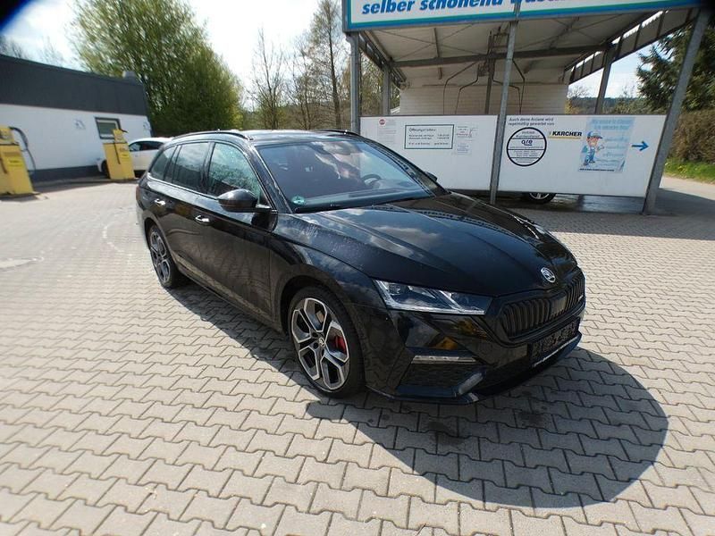 Gebraucht Skoda Octavia RS 245 PS (180 kW) 2021 Cerna magic/black magic Kombi