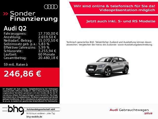 Silber Gebraucht 2017 Audi Q2 Comfort SUV | 17.730 € (Etwas zu teuer) - Bild 1/4