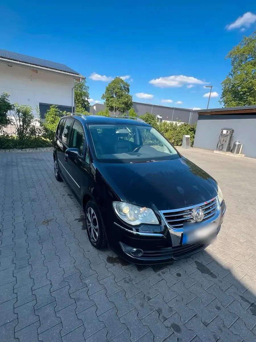 Gebraucht VW Touran 105 PS (77 kW) 2007 Schwarz Van / Kleinbus