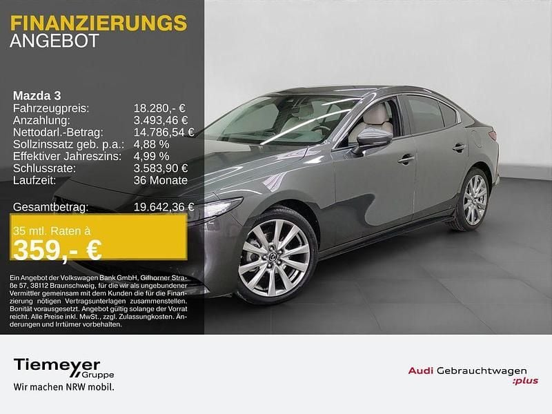 Gebraucht Mazda 3 Selection 179 PS (131 kW) 2019 Grau Limousine