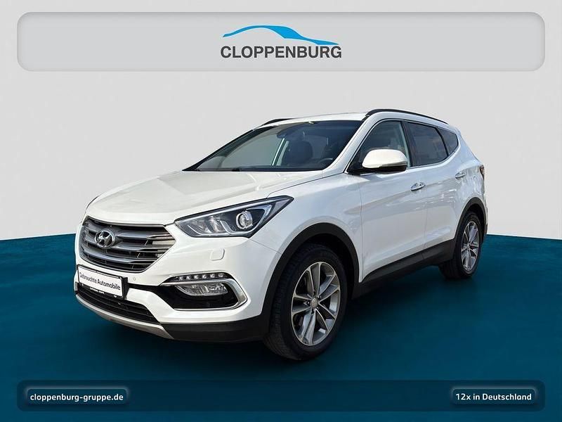 Weiß Gebraucht 2017 Hyundai Santa Fe Style SUV | 19.980 € (Guter Preis) - Bild 1/4