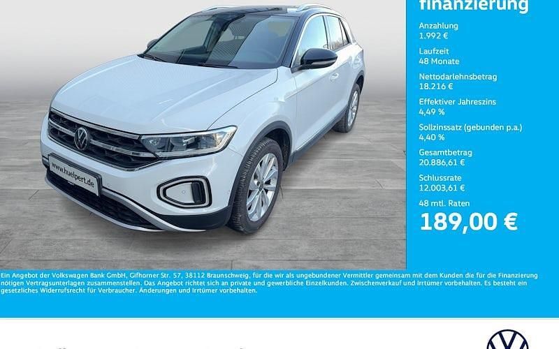 Gebraucht VW T-Roc Style 110 PS (80 kW) 2023 Weiß SUV