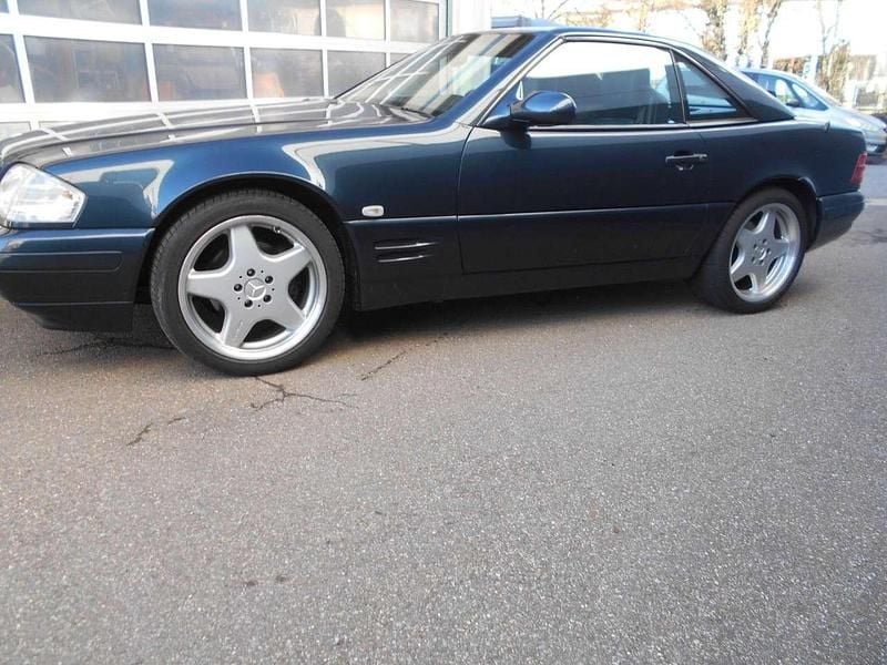 Gebraucht Mercedes SL320 AMG 224 PS (164 kW) 1999 Smaragdschwarzmwetallic Cabrio