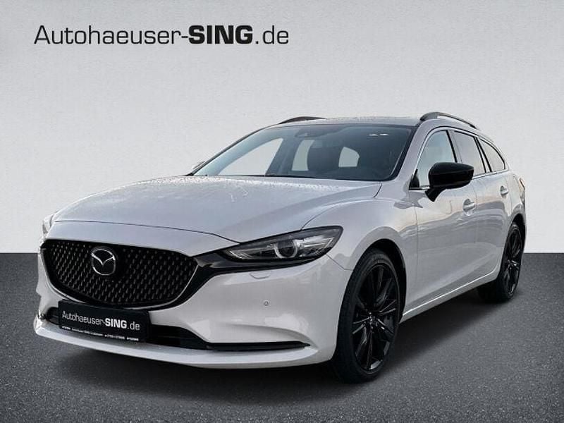 Rhodium white Gebraucht 2024 Mazda 6 Homura-Line Kombi | 32.490 € (Fairer Preis) - Bild 1/4