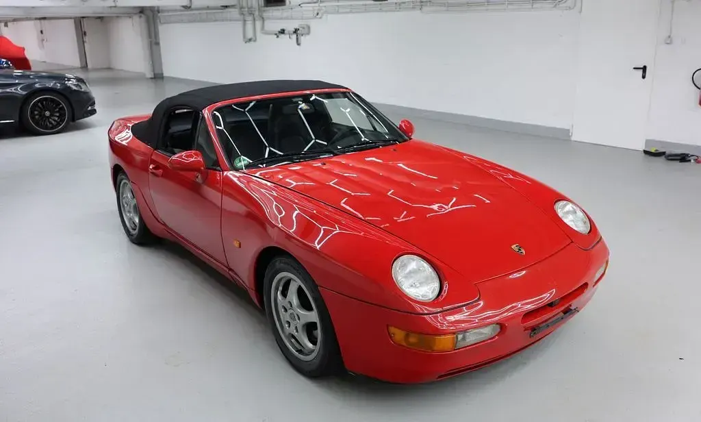 Gebraucht Porsche 968 Cabriolet 239 PS (175 kW) 1992 Rot Cabrio