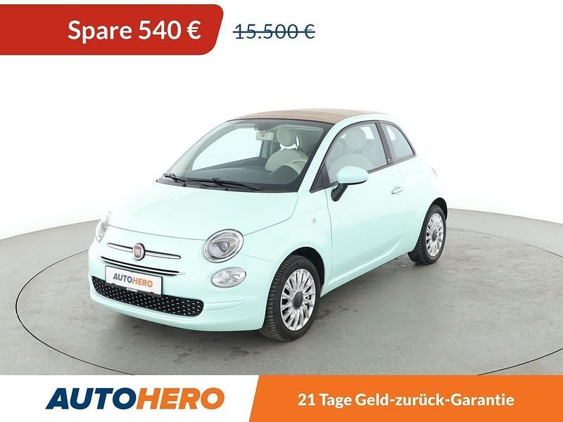 Grün Gebraucht 2020 Fiat 500C Lounge Cabrio | 14.960 € (Etwas zu teuer) - Bild 1/3