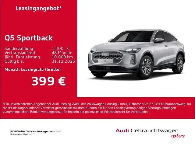 Gebraucht Audi Q5 Sportback Advanced 204 PS (150 kW) 2025 Silber SUV