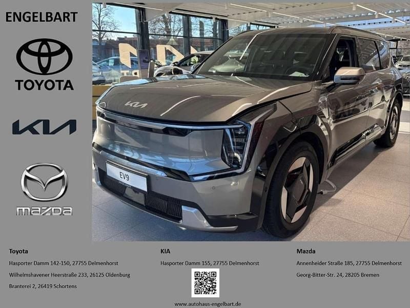 Pebble gray met. Neu 2025 Kia EV9 Comfort SUV | 68.490 € (Superpreis) - Bild 1/4