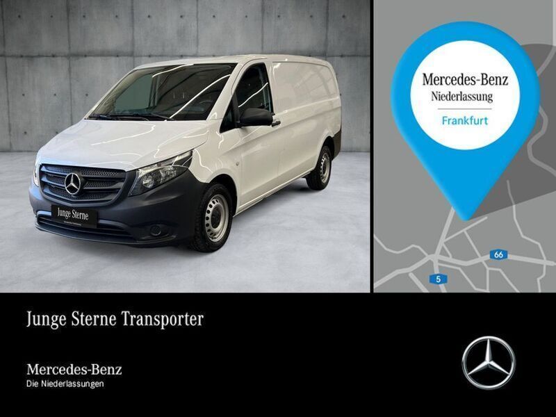 Weiß Gebraucht 2021 Mercedes Vito Van / Kleinbus | 21.991 € (Fairer Preis) - Bild 1/4