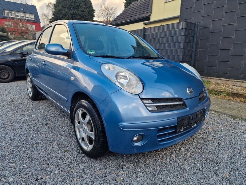 Blau Gebraucht 2007 Nissan Micra Acenta Kleinwagen | 1.990 € (Fairer Preis) - Bild 1/4