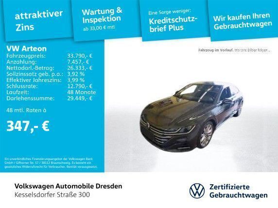 Mangangrau metallic Gebraucht 2021 VW Arteon R-line Limousine | 33.790 € (Fairer Preis) - Bild 1/3