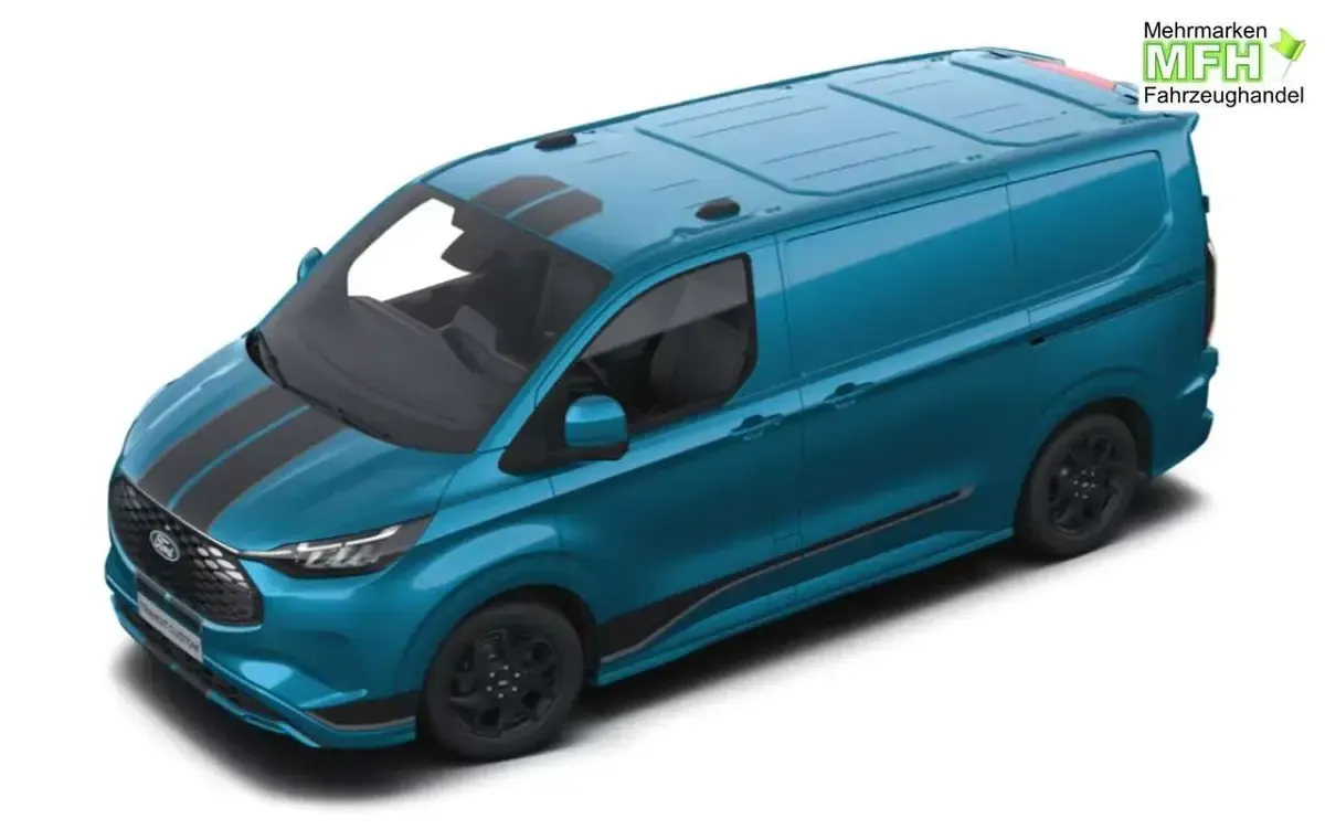 Neu Ford E-Transit Sport 160 kW (218 PS) 2026 Digital aqua blue metallic Van