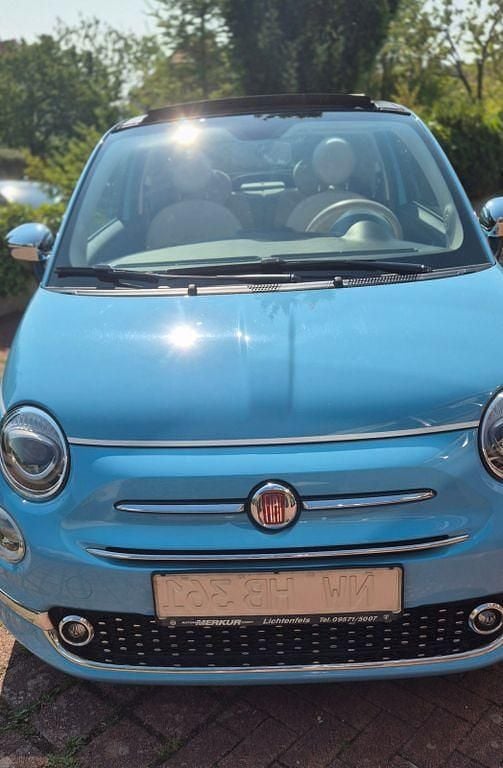 Blau Gebraucht 2019 Fiat 500C Cabrio | 11.999 € (Fairer Preis) - Bild 1/4