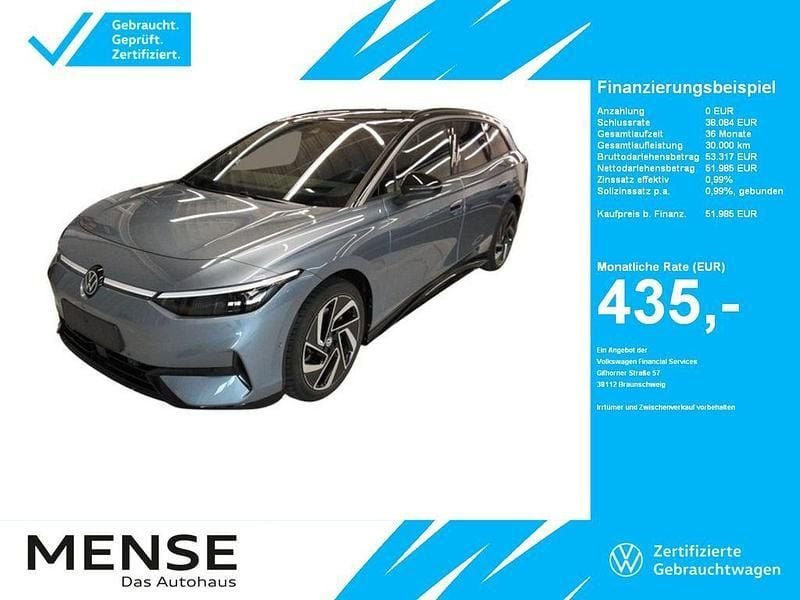 Stonewashed blue Gebraucht 2024 VW ID.7 Pro Limousine | 51.985 € (Teuer) - Bild 1/4