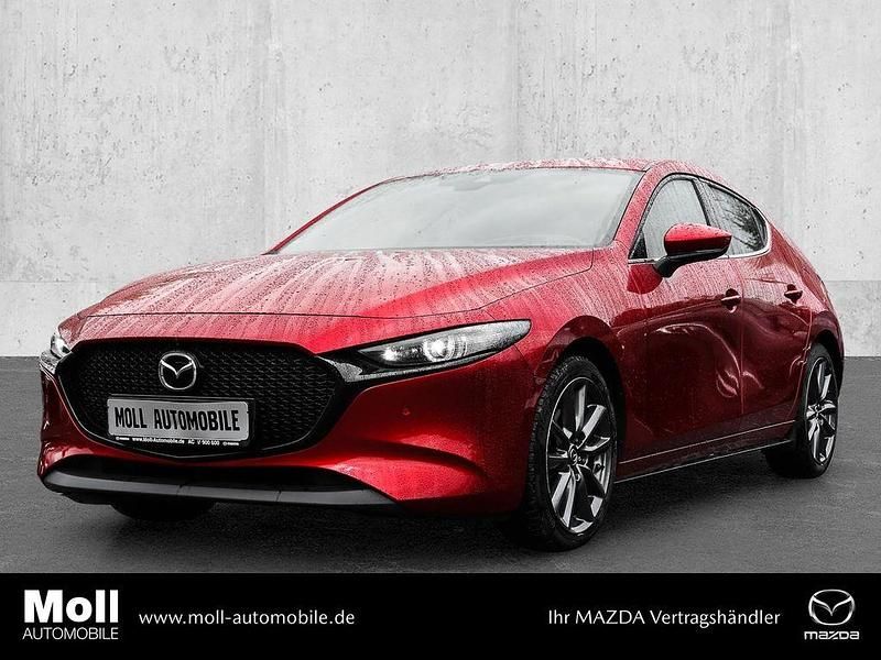 Rot Gebraucht 2022 Mazda 3 Selection Limousine | 19.900 € (Fairer Preis) - Bild 1/4