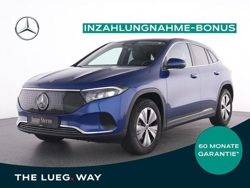 Blau metalliclack spektralblau Gebraucht 2024 Mercedes EQA350 Progressive SUV | 34.945 € (Superpreis) - Bild 1/4