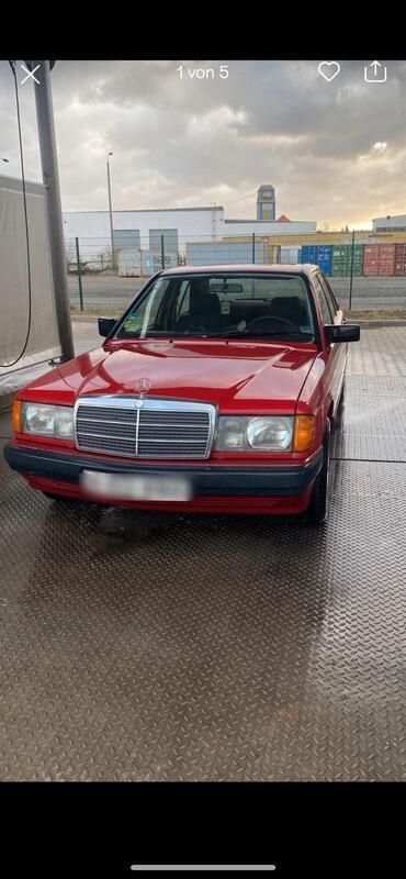 Rot Gebraucht 1991 Mercedes 190 Limousine | 5.600 € - Bild 1/4